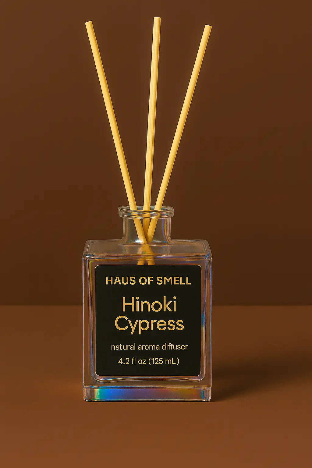 Hinoki Cypress Natural Aroma Diffuser – 4.2 fl oz (125 mL) HAUS OF SMELL