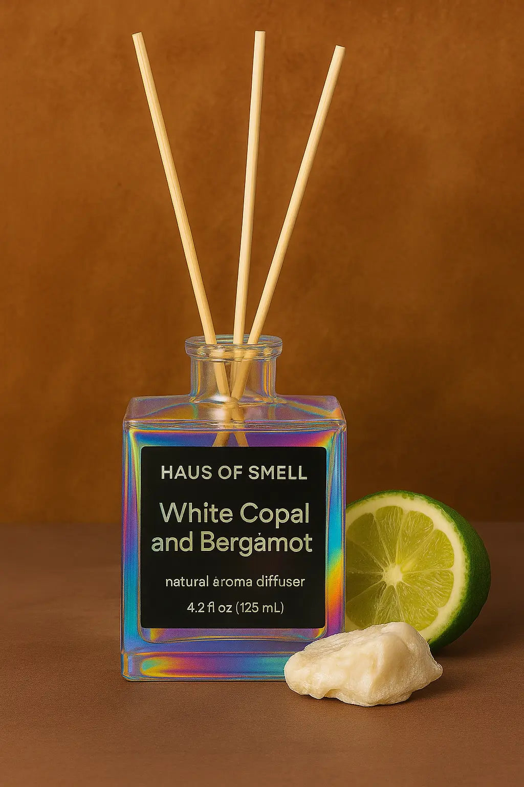 White Copal & Bergamot Natural Aroma Diffuser – 4.2 fl oz (125 mL) HAUS OF SMELL