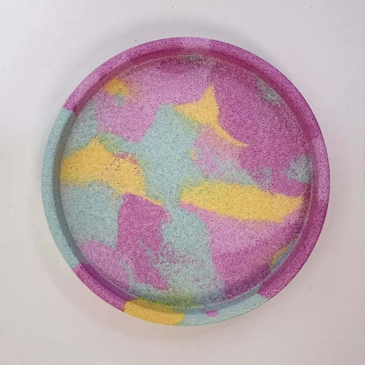 Handmade Round Cement Tray – Aromatherapy Base HAUS OF SMELL