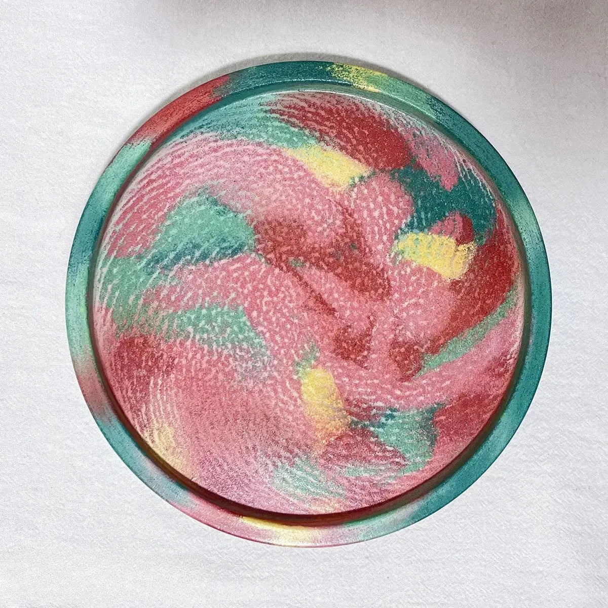 Handmade Round Cement Tray – Aromatherapy Base HAUS OF SMELL