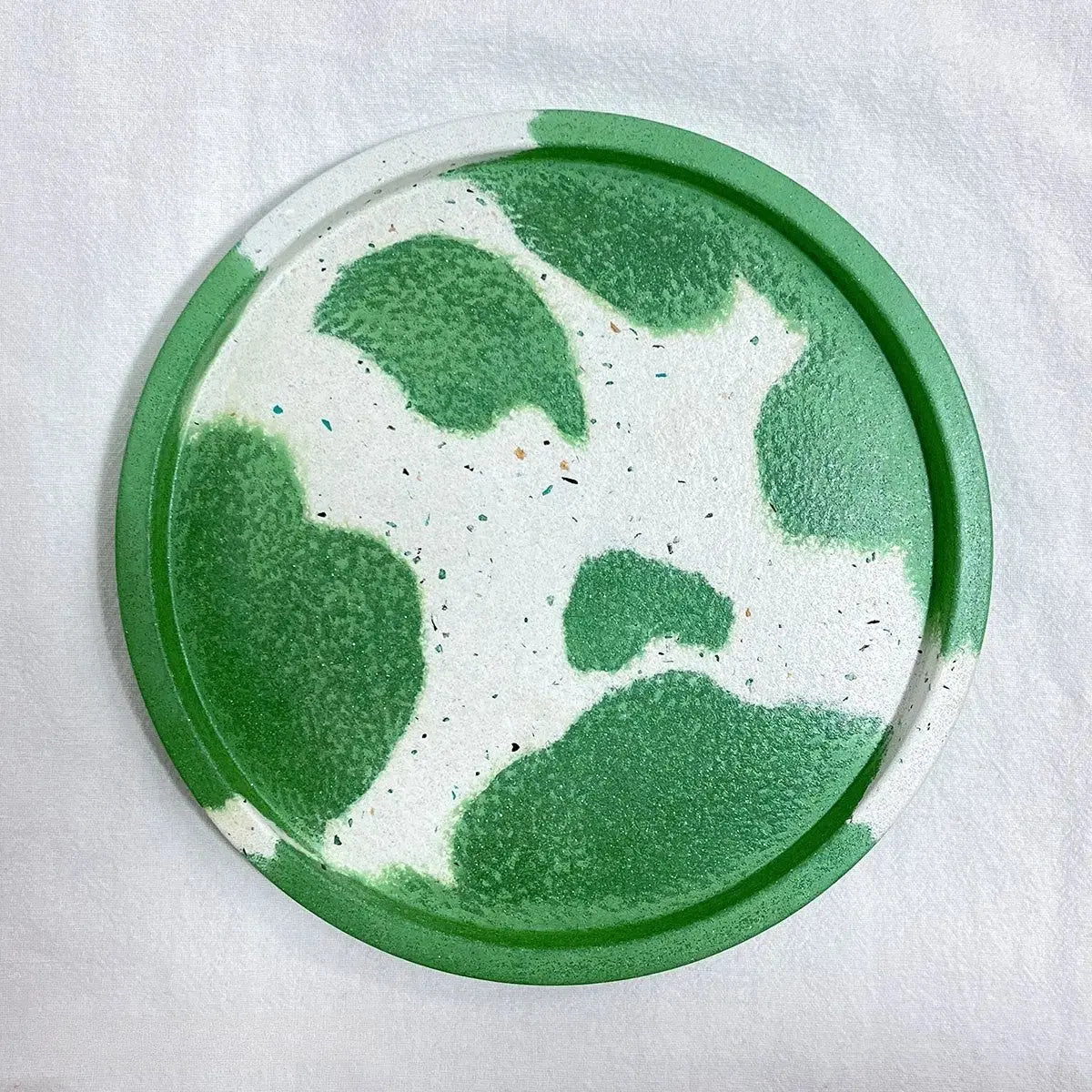 Handmade Round Cement Tray – Aromatherapy Base HAUS OF SMELL