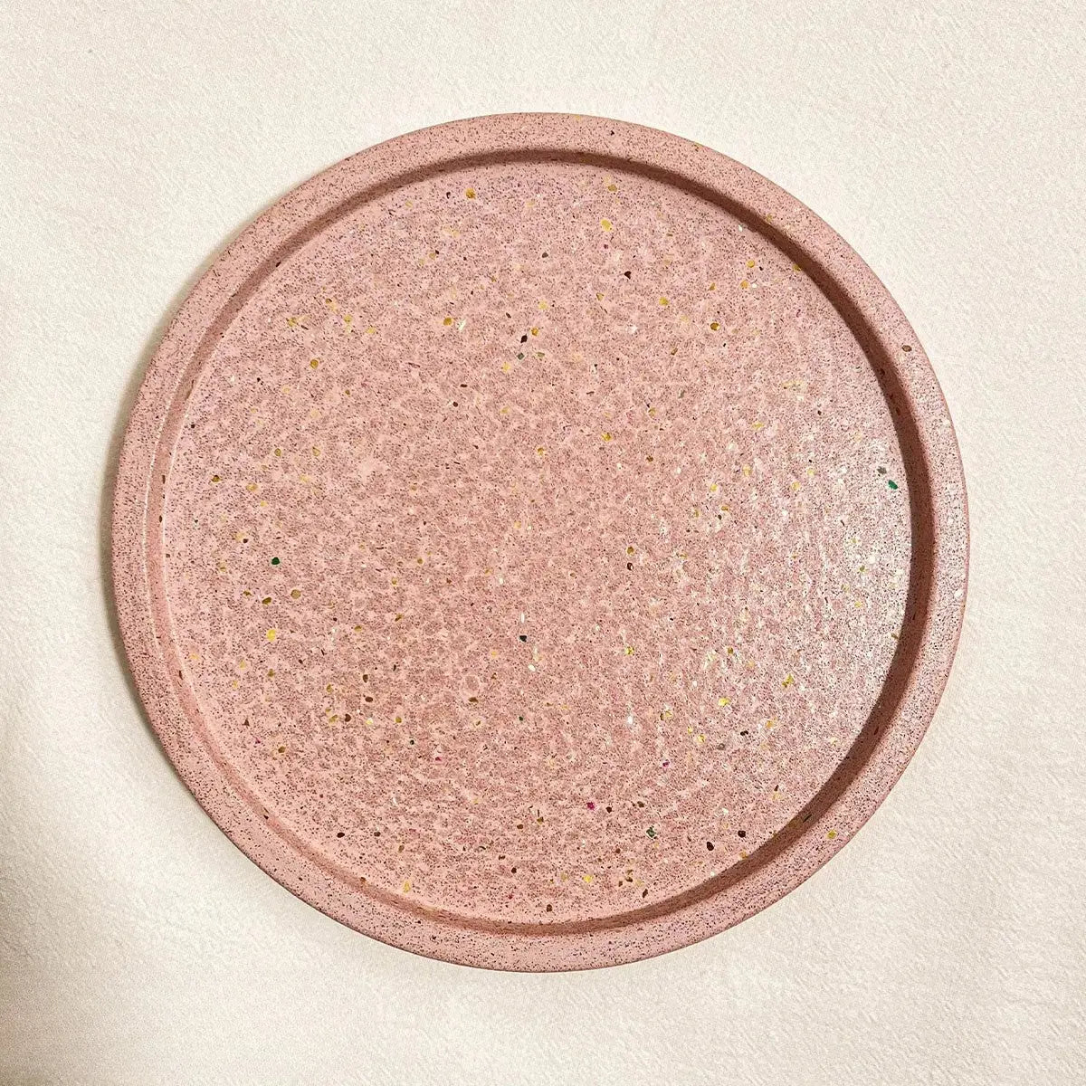Handmade Round Cement Tray – Aromatherapy Base HAUS OF SMELL