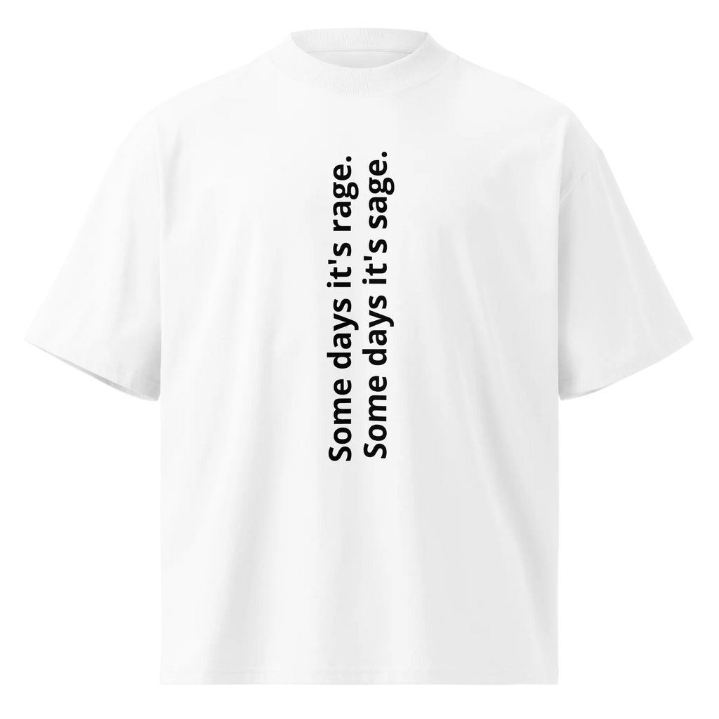 Unisex organic oversized high neck t-shirt HAUS OF SMELL
