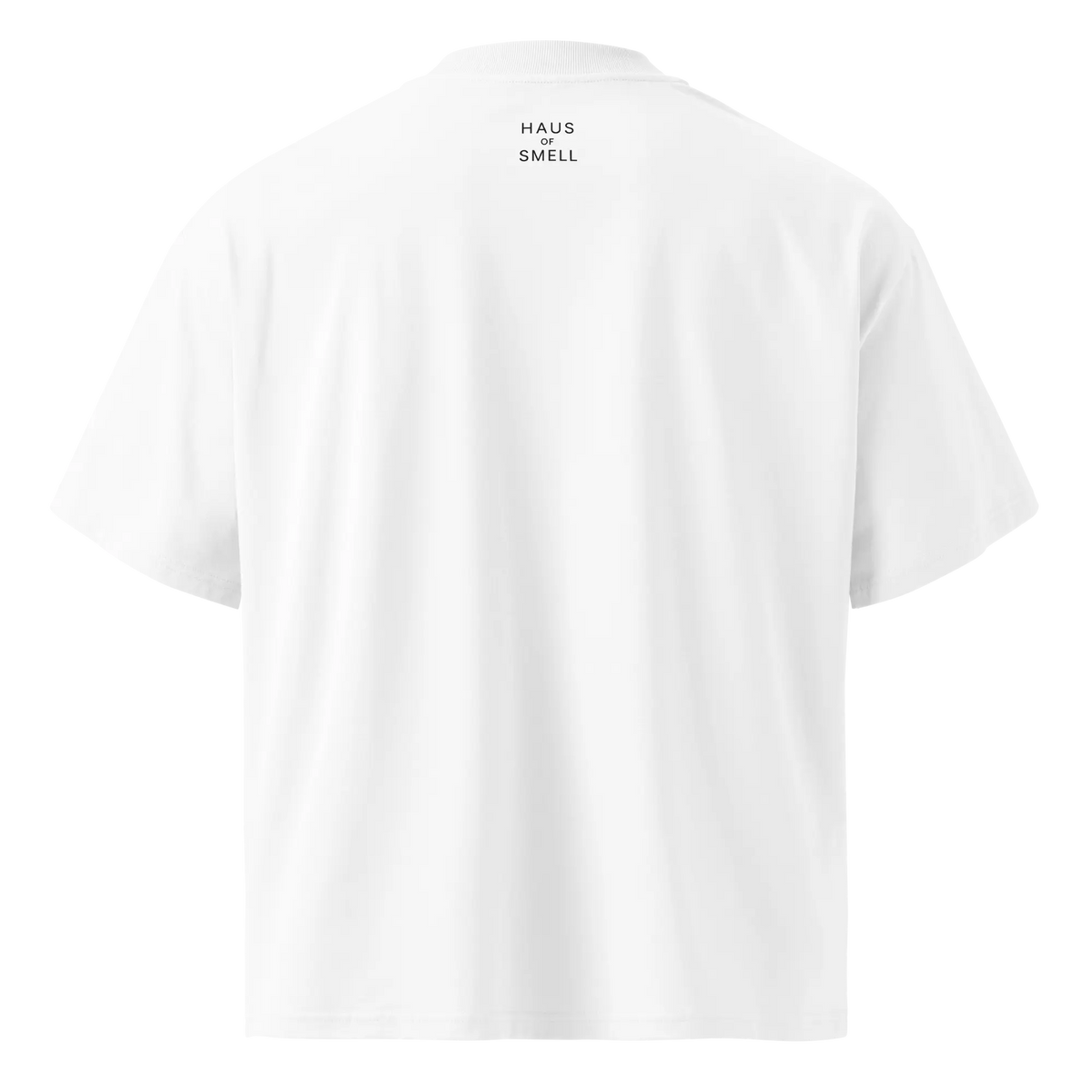 Unisex organic oversized high neck t-shirt HAUS OF SMELL