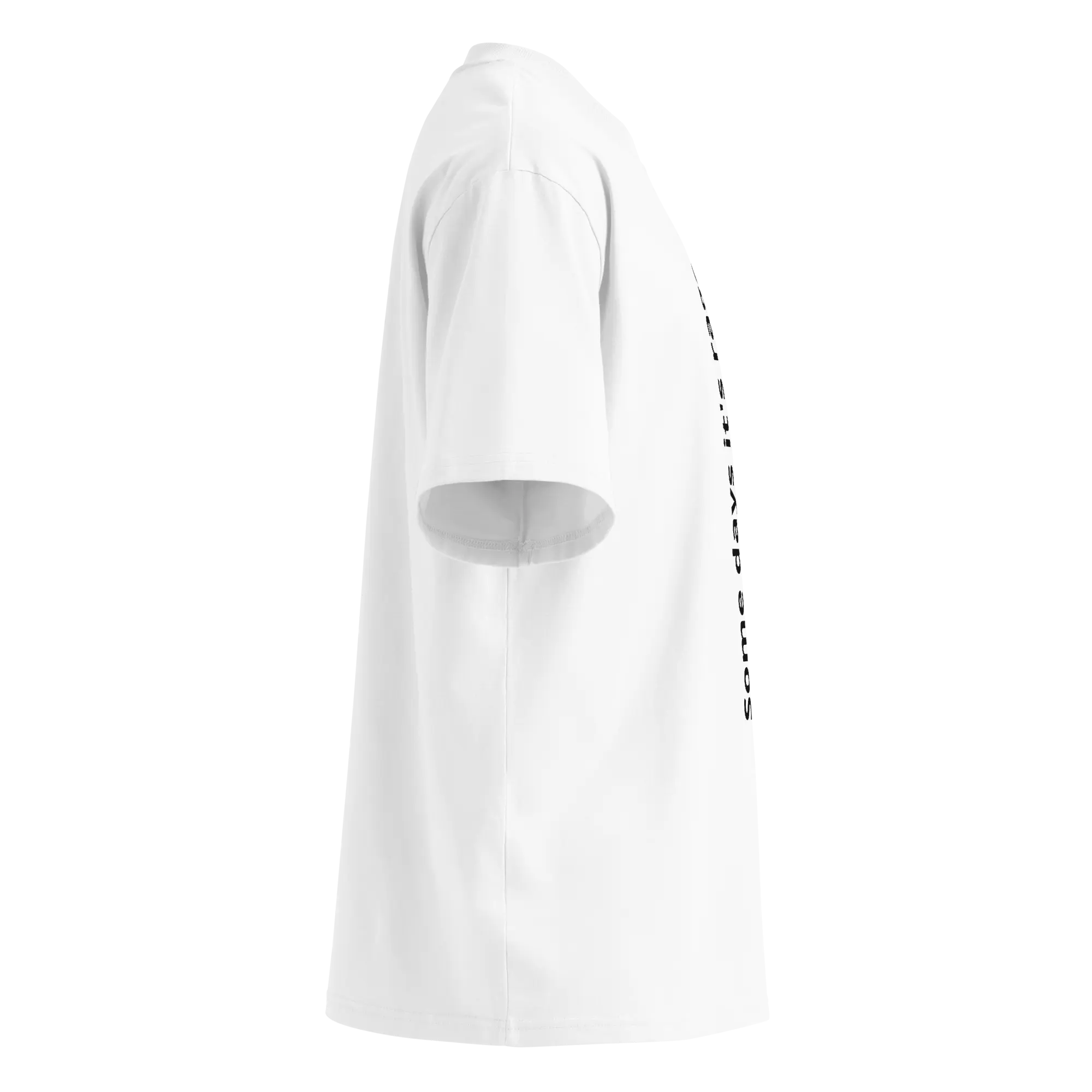 Unisex organic oversized high neck t-shirt HAUS OF SMELL