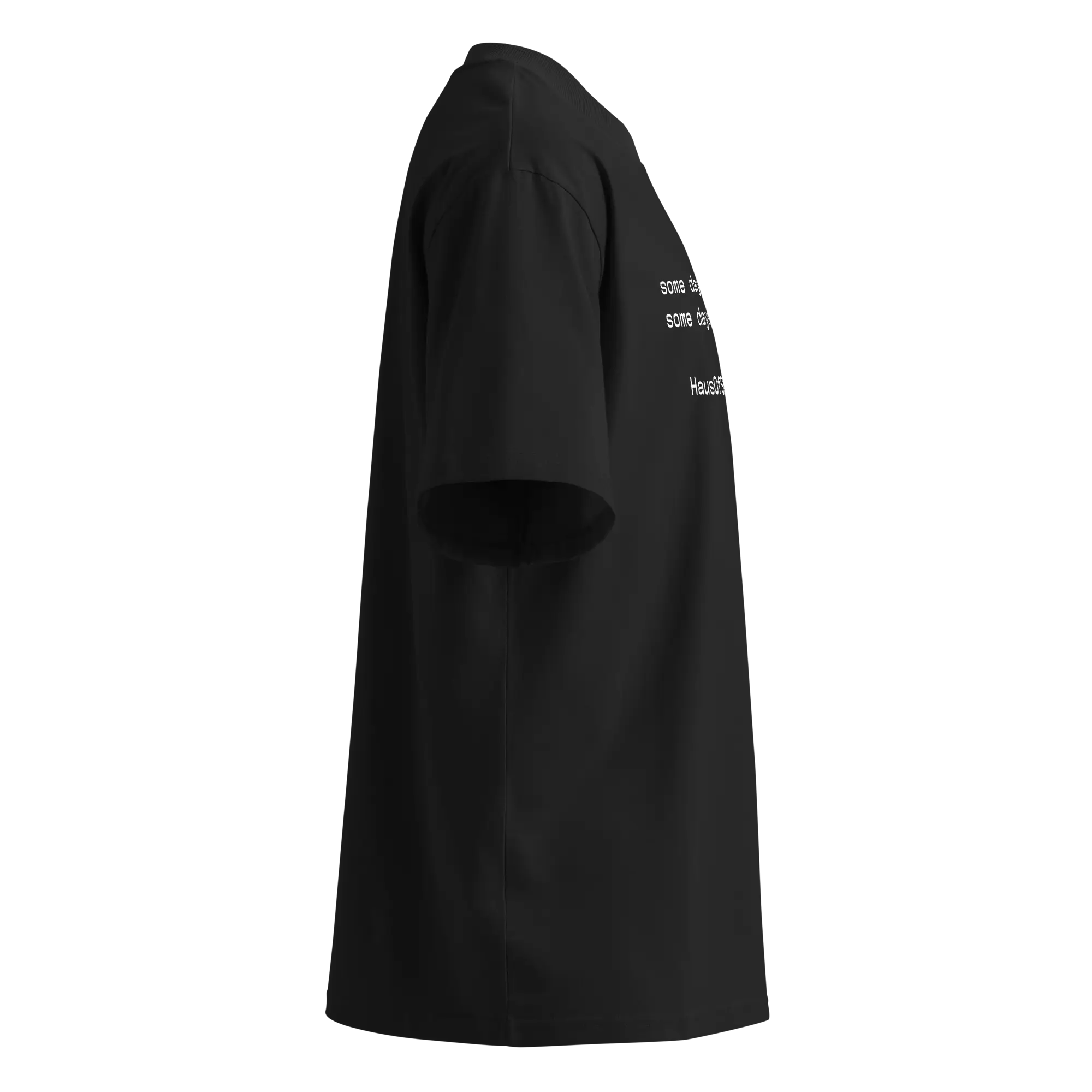 Unisex organic oversized high neck t-shirt HAUS OF SMELL