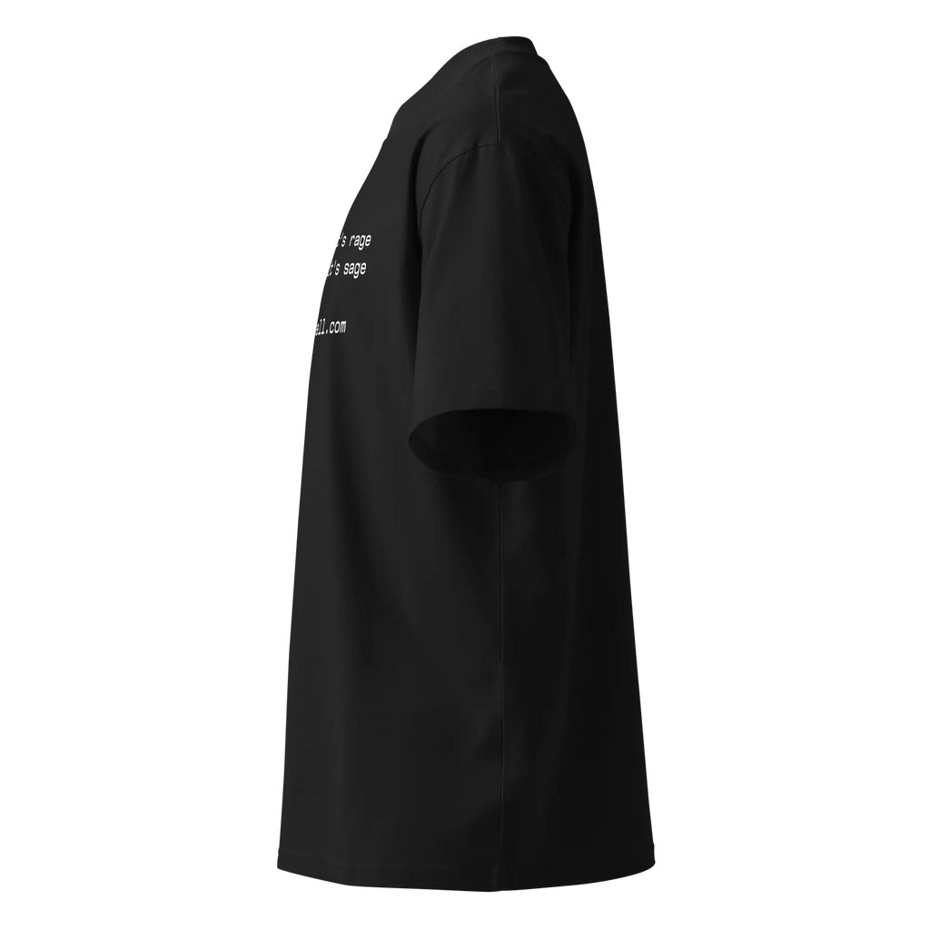 Unisex organic oversized high neck t-shirt HAUS OF SMELL